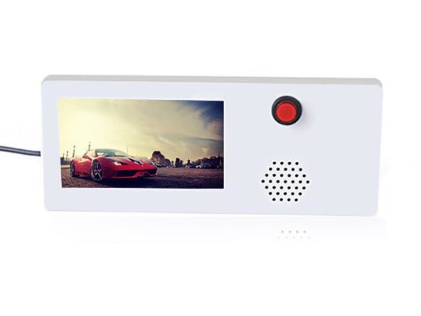 4.3 inch HD LCD pos screen Shelf Talker Screen LCD AD player With Built-in Push Button & Shelf Mount