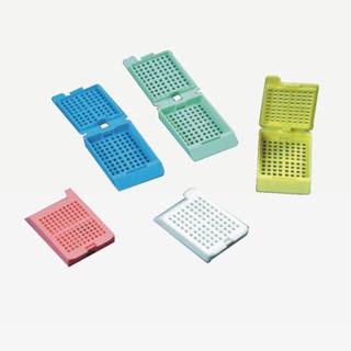 Quality White, Yellow, Green POM / PP Embedding Cassette Biopsy For Medical Laboratory Devices WL13027 for sale
