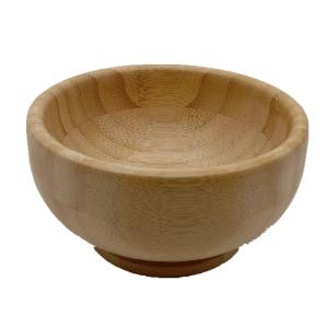 China Fruits Salad Serving Bamboo Wood Salad Bowls Natural Organic on sale