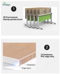 Easy To Clean and Durable Folding Table Multiple Pieces for Performance