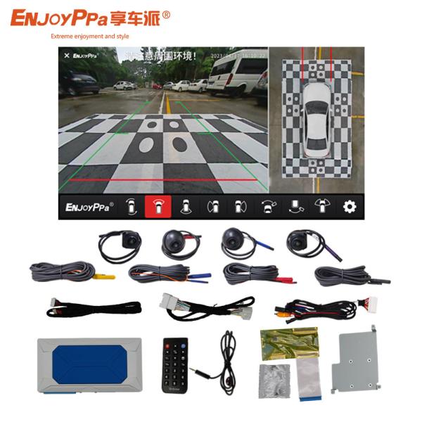 Quality Linux OS 360 Panoramic Car Camera System For Mitsubishi Pajero Waterproof for sale