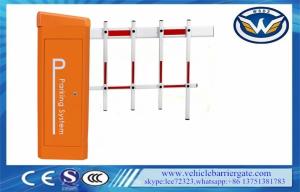 China DC Backup Battery Barrier Gate Arm with 2 Fence / Remote Control Toll Barrier Gate on sale