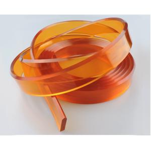 Polyurethane Silk Screen Squeegee Rubber Scraping Strip 4m / Roll Length