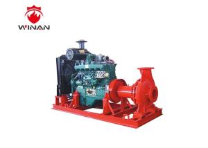 China Horizontal Diesel Powered Fire Pump End Suction Water Supply System on sale