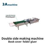 CQT-800BS Automatic Book Cover Side Pasting Machine for Consistent Folding and
