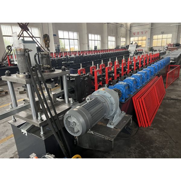 0.5-1.2mm Galvanized Steel Garage Door Strut Channel Roll Forming Machine