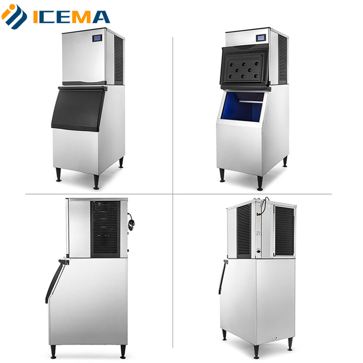 DORIN Compressor Ice Cube Maker Machine Ideal for Food Shops and Small Businesse