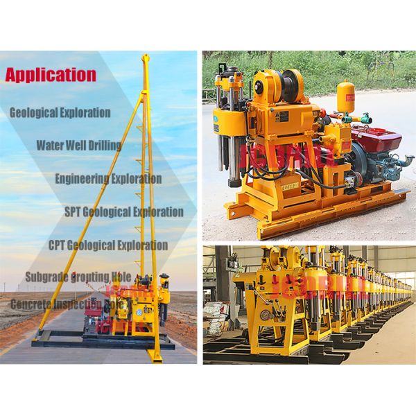 Soil Investigation 22hp Core Drill Rig Small Portable Foundation