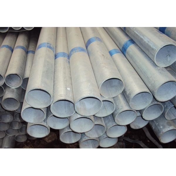 DIN STD 1.25 Inch Hot Dipped Galvanized Steel Pipe MTC ERW Round Tube 15mm Dia
