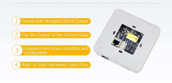 RFID POE TCP IP Turnstile Qr Code Reader With Wiegand Output