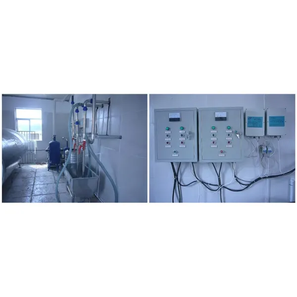 ISO Certified Automatic Cow Milking System with Herringbone Structure and Automatic Cup Remover