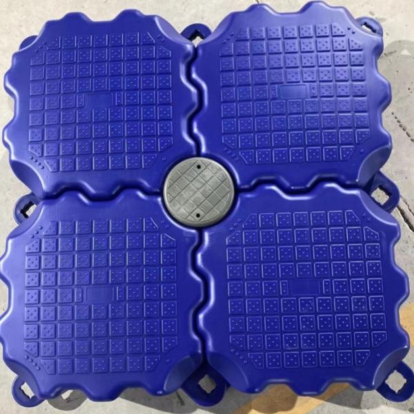 Quality Versatile Blue Modular PE Pontoon For Customizable Docks for sale