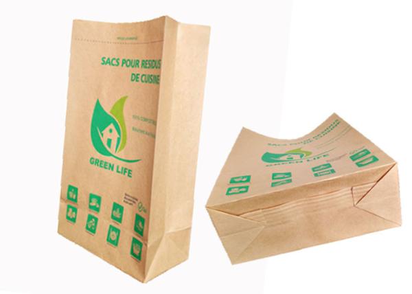 Quality M Fold Type Multilayer Paper Bags Degradable Recyclable Pinch Bottom Paper Bags for sale