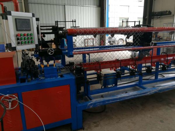 4mm Fully Automatic Chain Link Fencing Machine , Chain Link Fence Weaving