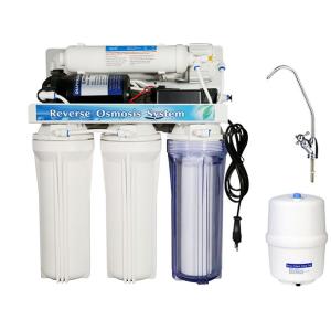 50GPD Reverse Osmosis Water Filtration System FCS Membrane 50 / 60HZ