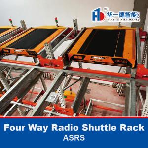 Buy cheap Four Way Radio Shuttle Racking ASRS pallet runner rack system 4 Way Radio Shuttle Racking product