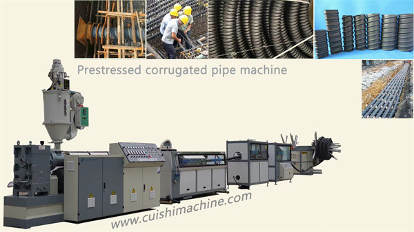 Flexible Pipe Extrusion Machine Reinforced Spiral Pipe Extrusion Line
