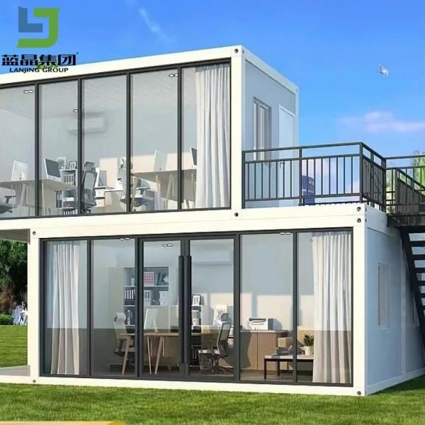 Quality PVC Window Flat Pack Container House Earthquake Resistant Custom Design for sale