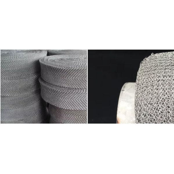 Distillation Column Copper Knitted Wire Mesh Packing with 0.16mm Wire Diameter 60mm Width and High Filtering Efficiency
