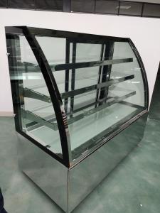 Buy cheap Sliding Glass Refrigerated Bakery Display Case 410l Display Volume 220v / 50h product