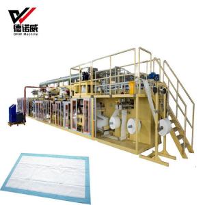 Buy cheap Ladies Sanitary Pads Machine Disposable Under Pad Making Machine product