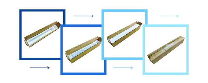 45 Watt 3453lm 21'' Slim Single Row LED Light Bar Combo Beam Pattern 5