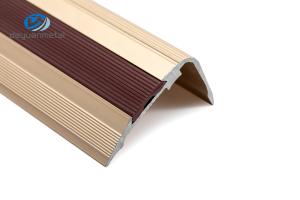 Buy cheap Non Slip Aluminium Stair Nosing Edge Trim CQM Approved 3.0m Length product