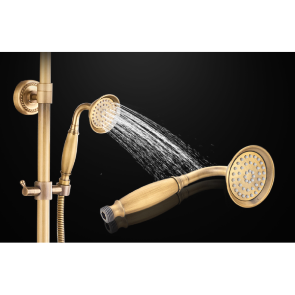 Luxury Copper Antique Shower European Rain Shower Faucets