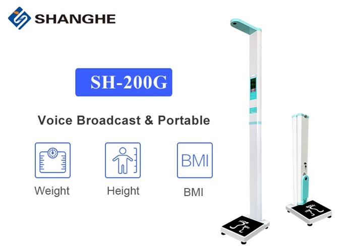 Computer Control Height Weight Measurement Machine RS232 Connect For Human