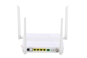 China 4GE 2.4G / 5G WIFI POTS CATV GPON ONU Modem SC Single Mode Single Fiber on sale