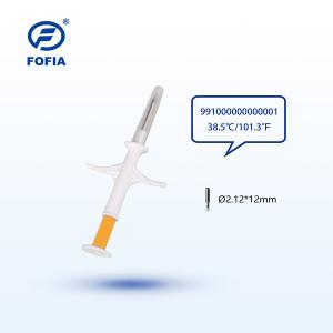 Buy cheap 6.86g Syringe Iso Transponder Microchip Identification With FDX-B R/W Standard product