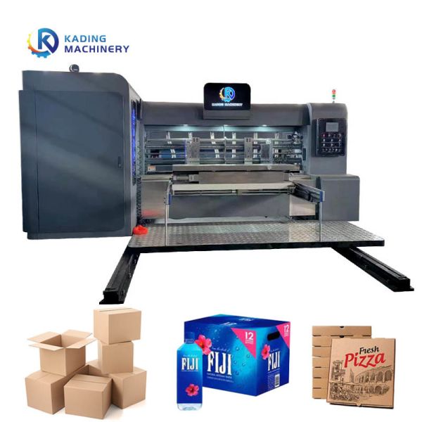 Multi Colors Flexo Gluer Machine For Corrugated Box Packaging