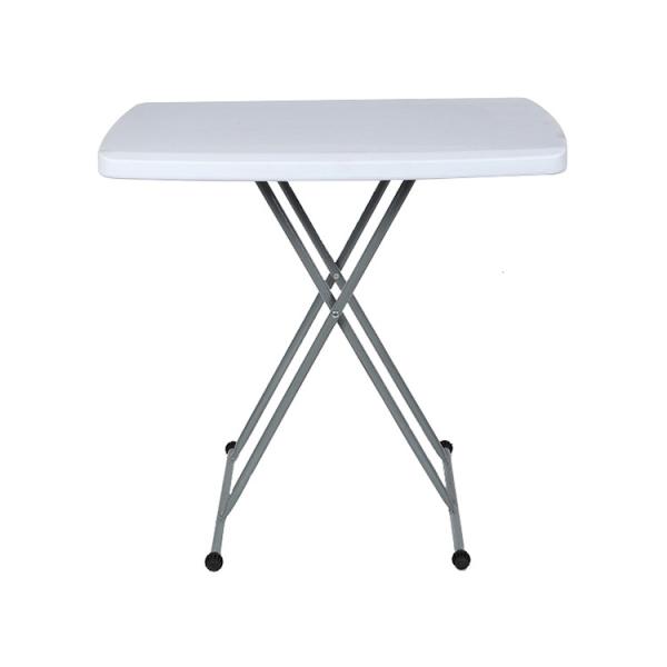 Quality Adjustable Height Small White Plastic Folding Table Small Welding Spot for sale