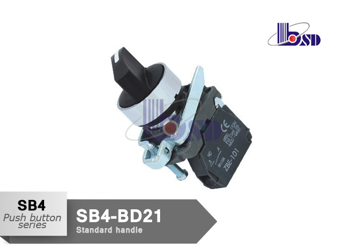 660V Black Push Button Switch SB4 Series Control Selector Switch OEM Service