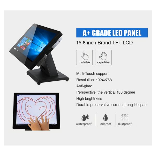 Touch Point Of Sale Epos System OEM ODM All In One Pos For Pc Windows