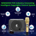 Intelligent sleep wake up voice sound system LCD screen Handheld & Headset