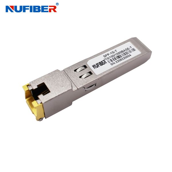 OEM Factory Supply 10/100/1000Mbps RJ45 Copper Module Transceiver 100m