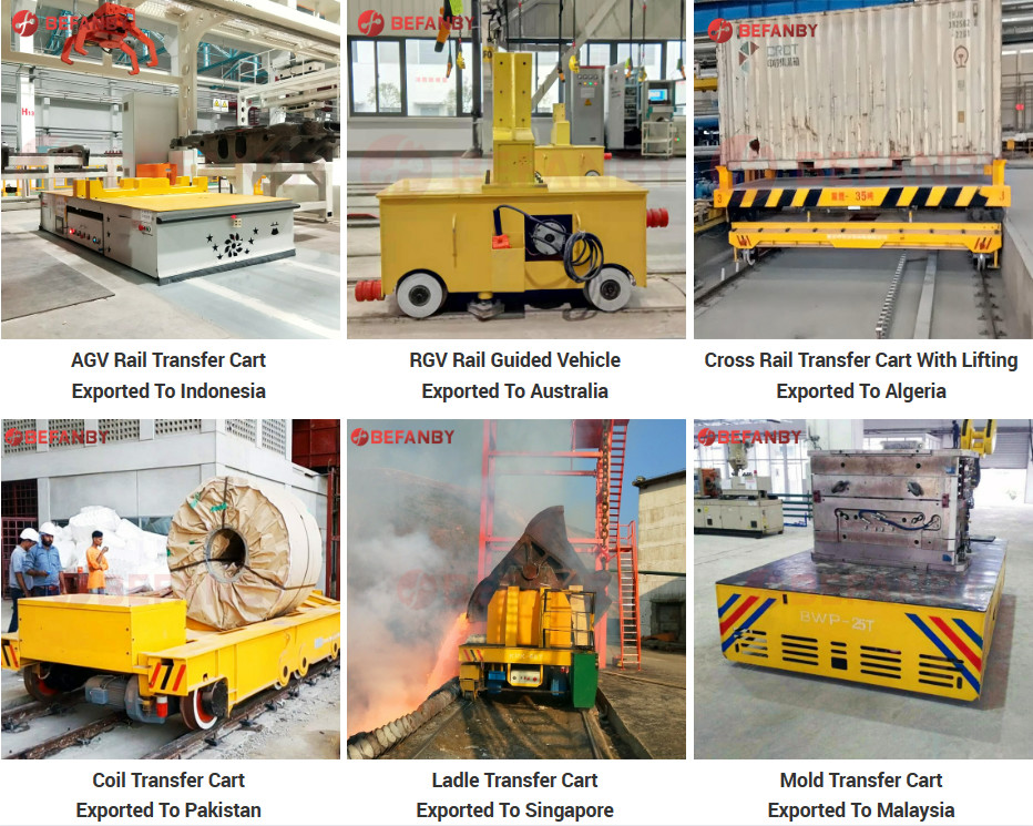 5t Electrical Rail Material Transport Trolley
