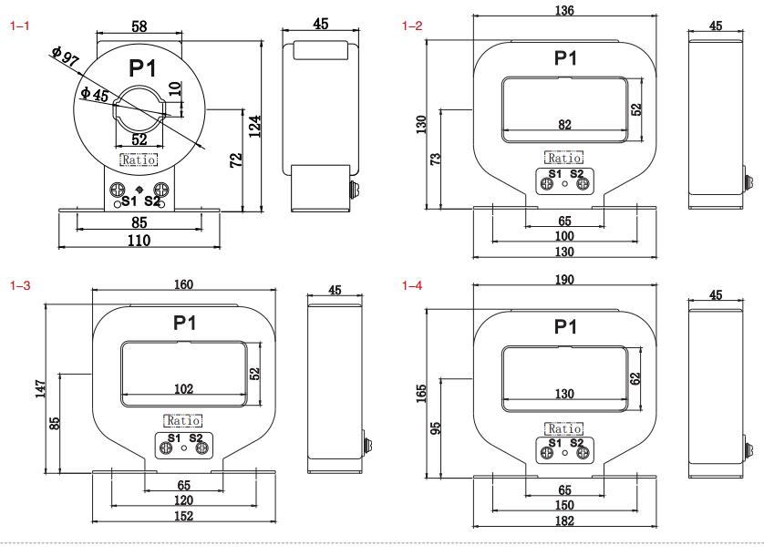 High Precision Zero Sequence Low Voltage CT Current Transformer