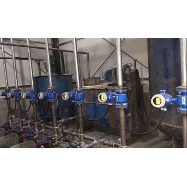 Intelligent electromagnetic flow meter pipeline measurement sewage slurry measurement 4-20  mA display 6