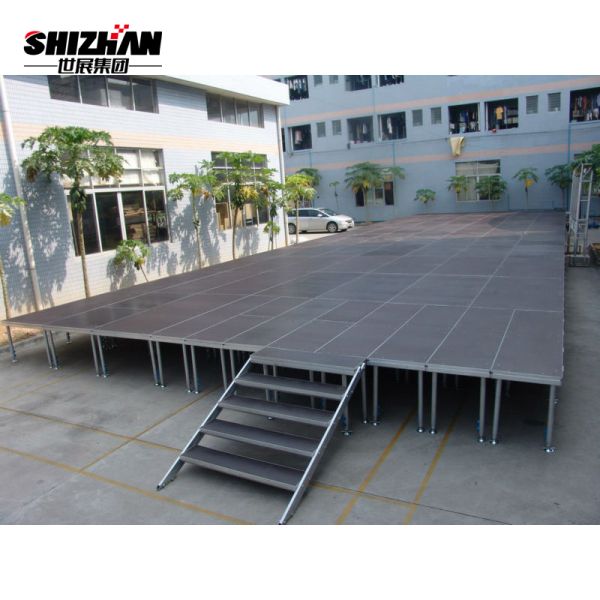 Anti Slip Plywood Aluminium Staging Platform Of Concert Equipment