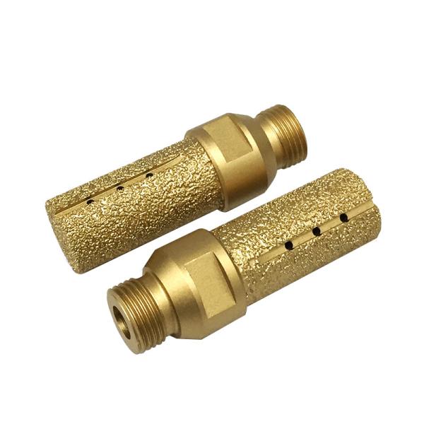 Quality 4 Types Diamond Tools Vacuum Brazed Finger Bits for Porcelain Tile Hole Drilling for sale