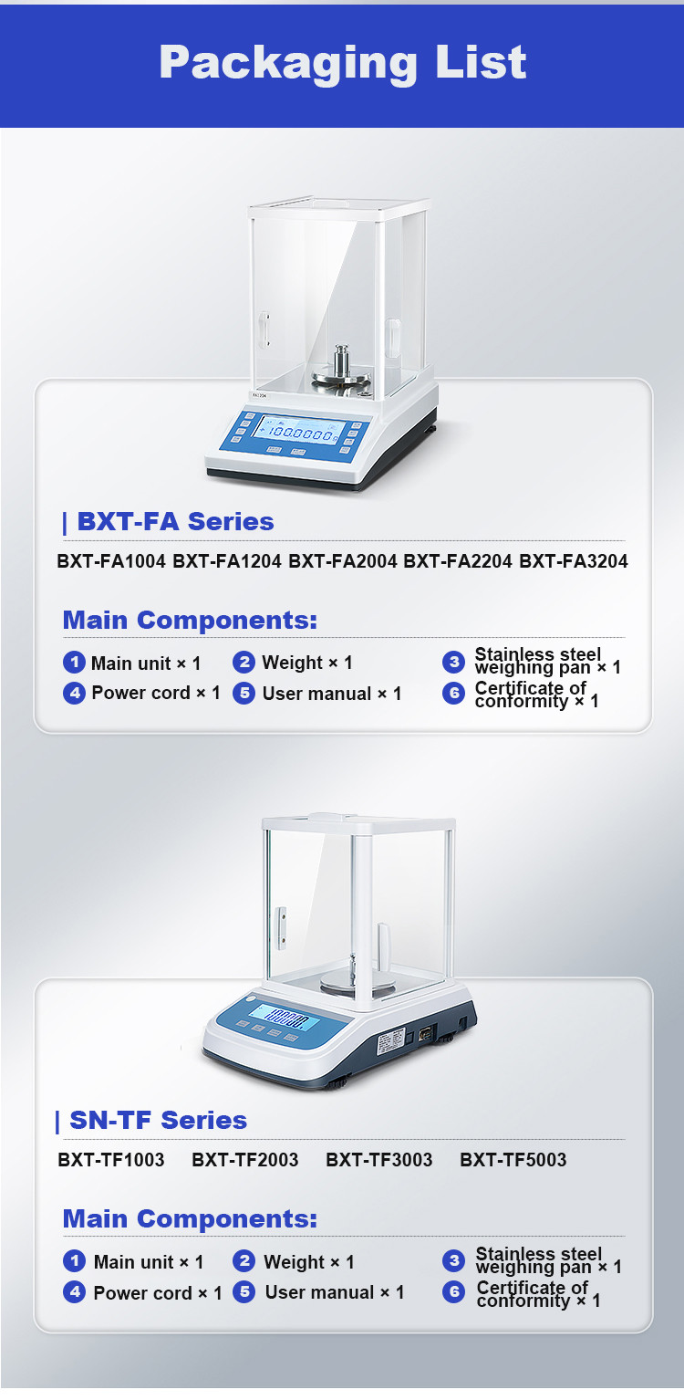 Customizable Precision Digital Scales 200g/0.0001g Laboratory Analytical Balance FA Series 120g 220g 320g