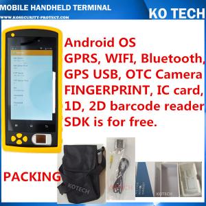 KO-HM606 Handheld Rfid Fingerprint Sensor Barcode Reader