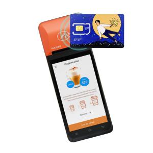 China Front Camera 500 Million Pixels Desktop Android POS Terminal For Catering Retail Store And Transportation Needs on sale