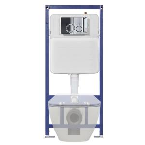 Buy cheap Silver Full Frame Concealed Cistern - Dual Flush Specification product