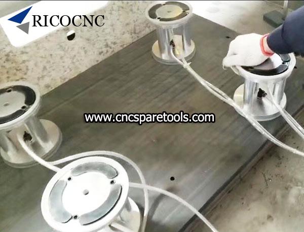 CNC contouring machine vacuum cups CNC Vacuum Suction cups pods for Stone and Glass processing machine