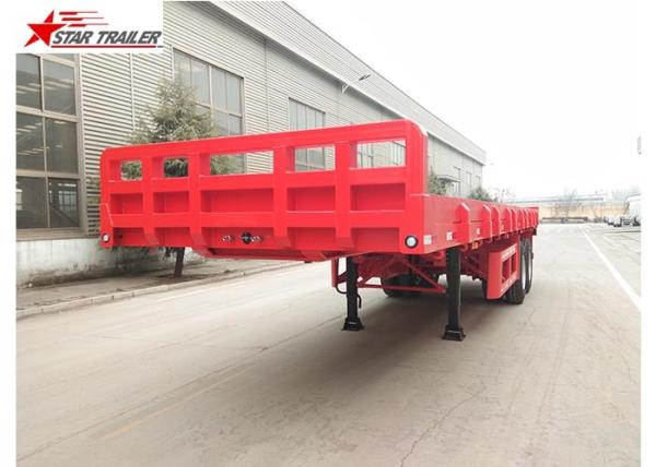 Quality 9.5 Meters 2 Axles Pipe Transport Trailer Commercial Semi Truck Type for sale