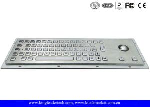 Buy cheap Kiosk Keyboard And Trackball Keyboard Stainless Steel With Pointing Devise product