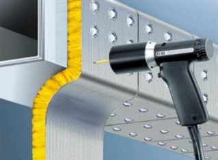 Cup Head CD Weld Pins With Insulated Base For Duct Liner Insulation